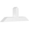 Ekena Millwork Portland Architectural Grade PVC Gable Bracket, 36"W x 13 1/2"H x 4"D x 4"F, 9/12 Pitch GBP036X14X0404POR00 - alternate 1